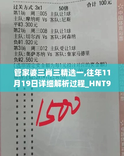 管家婆三肖三精選一,往年11月19日詳細(xì)解析過(guò)程_HNT9.17.96大師版