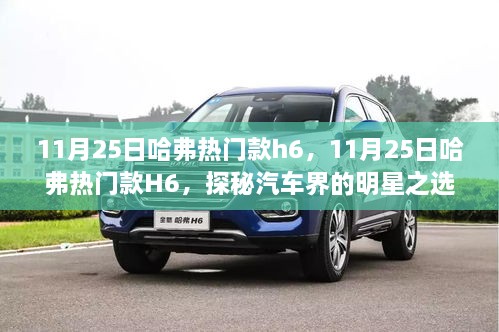 探秘汽車界的明星之選，哈弗熱門款H6深度解析