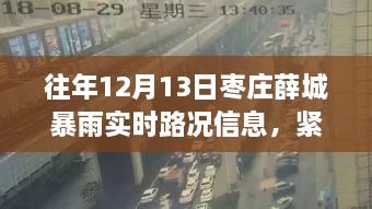 棗莊薛城暴雨預(yù)警，實(shí)時(shí)路況信息及雨季安全指南（12月13日）