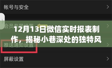 揭秘小巷深處的獨(dú)特風(fēng)味，特色小店的微信實(shí)時報表制作之旅揭秘日報表背后的故事