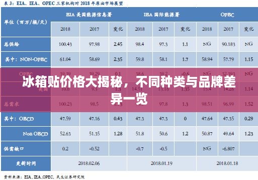 冰箱貼價(jià)格大揭秘，不同種類與品牌差異一覽