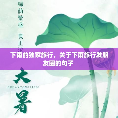 下雨的獨家旅行，關(guān)于下雨旅行發(fā)朋友圈的句子 