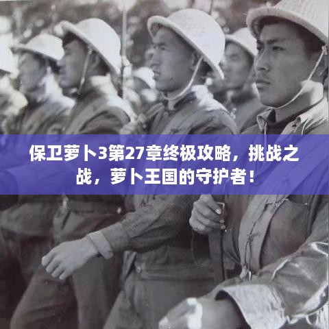 保衛(wèi)蘿卜3第27章終極攻略，挑戰(zhàn)之戰(zhàn)，蘿卜王國(guó)的守護(hù)者！