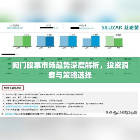 閥門股票市場趨勢深度解析，投資洞察與策略選擇